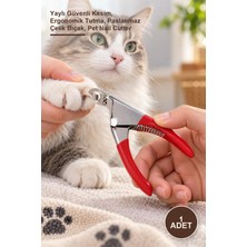 Yenilig 1 Adet Giyotin Kedi Köpek Tırnak Makası – Yaylı Güvenli Kesim, Ergonomik Tutma, Paslanmaz Çelik Bıçak, Pet Nail Cutter