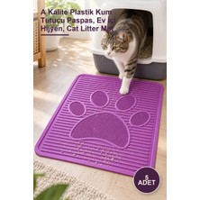 Yenilig 5 Adet Kedi Tuvalet Paspası – A Kalite Plastik Kum Tutucu Paspas, Ev Içi Hijyen, Cat Litter Mat