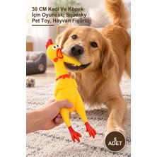 Yenilig 5 Adet Ses Çıkaran Tavuk Oyuncağı – 30 cm Kedi ve Köpek Için Oyuncak, Squeaky Pet Toy, Hayvan Figürlü