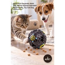 Yenilig 2 Adet Sesli Mama Bulma Oyuncağı – Isırılmaya Dayanıklı Akıllı Top, Mama Hazneli Interaktif Kedi Köpek, Toy Cat Dog