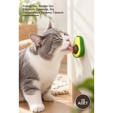 Yenilig 10 Adet Avokado Kedi Nanesi Oyun Topu – Catnip Toy, Kediler Için Etkileşim Oyuncağı, Diş Temizlemeye Yardımcı Tasarım
