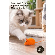 Yenilig 20 Adet Kedi Eğitim Oyun Faresi – Sesli Kedi Oyuncağı, Eğitim ve Uyarıcı Mouse, Cat Toy