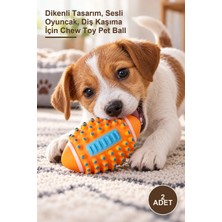 Yenilig 2 Adet Kedi Köpek Isırma Topu – Dikenli Tasarım, Sesli Oyuncak, Diş Kaşıma Için Chew Toy Pet Ball