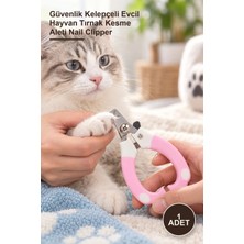 Yenilig 1 Adet Kilitli Kedi Köpek Tırnak Makası – Güvenlik Kelepçeli Evcil Hayvan Tırnak Kesme Aleti Nail Clipper