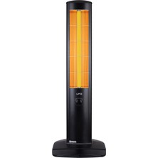 Ufo Micatronic 2400 W Kule Tipi Isıtıcı - Siyah T24EN-B Dikey Infrared Soba Yüksek Verim ve Konfor