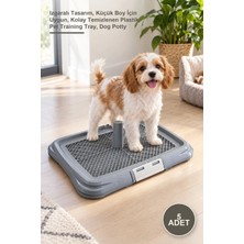 Yenilig 5 Adet Köpek Eğitim Tuvalet Kabı – Izgaralı Tasarım, Küçük Boy Için Uygun, Kolay Temizlenen Plastik, Pet Training Tray, Dog Potty