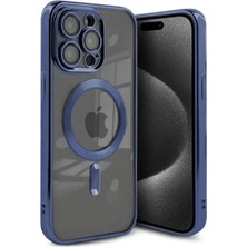 TeknoKapsül Apple iPhone 15 Pro Kılıf Kross Magneticsafe Kapak - Lacivert