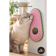 Yenilig 10 Adet Silikon Kaşıyıcılı Kedi Otu – Silikon Yüzeyli Kaşıyıcı ve Tarama Alanı, Tüy Dostu Kaşınma, Catnip Cat Scratcher