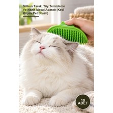 Yenilig 10 Adet Evcil Hayvan Silikon Tüy Toplama Yıkama Fırçası – Silikon Tarak, Tüy Temizleme ve Nazik Masaj Aparatı (Kedi Köpek Pet Brush)