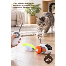 Yenilig 5 Adet Uzaktan Kumandalı Robot Kedi Oyuncağı – Şarjlı Remote Control Kedi Oyuncağı, Uzaktan Ileri Geri Sağ Sol Kontrol, Renkli Kuyruk