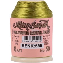 Pileli Store Altınbaşak Oya ve Dantel Ipi 20 gr - Royaleks - No: 656