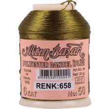 Pileli Store Altınbaşak Oya ve Dantel Ipi 20 gr - Royaleks - No: 658