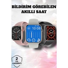 Pileli Store Akıllı Saat Adım Sayar Kalp Atışı Izleme Dokunmatik Bluetooth Bağlantılı