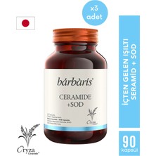 Barbaris 30 Kapsül x 3 Paket Ceramide+Sod Vegan ve Glutensiz Besin Takviyesi