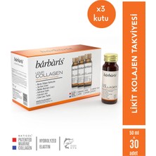 Barbaris Liquid Collagen Takviye Edici Gıda 50 ml x 10'lu 3 Kutu (1 Aylık Set)