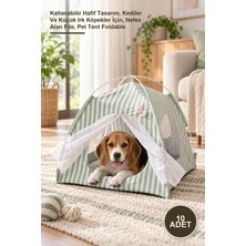 Yenilig 10 Adet Evcil Hayvan Oyun Çadırı – Katlanabilir Hafif Tasarım, Kediler ve Küçük Irk Köpekler Için, Nefes Alan File, Pet Tent Foldable