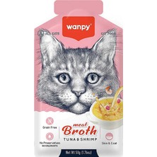 Wanpy Kediler Için Karidesli&ton Balığı Eti Çorbası  50 gr