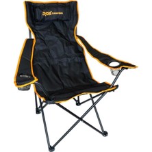 Camping Katlanır Kamp Sandalyesi - Siyah