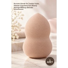 Yenilig 3 Adet Armut Makyaj Süngeri – Kıvrımlı Gövde ve Tombul Uçlar, Hassas Uygulama Için Beauty Sponge Makeup Blender