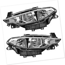 ERBERKLER Fiat Egea Ön Far Takımı Sağ Sol Kromlu Motorlu Ledsiz 101130-31