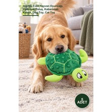 Yenilig 5 Adet Peluş Kaplumbağa Oyuncağı – Hışırtılı Evcil Hayvan Oyuncağı, Yumuşak Peluş, Kabartmalı Kabuk, Dog Toy, Cat Toy
