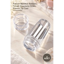 Yenilig 4 Adet Tırnak French Yapma Aparatı – French Manikür Rehberi, Tırnak Uygulama Aracı, French Tip Tool
