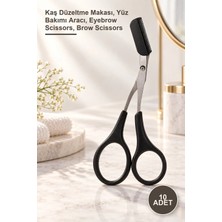 Yenilig 10 Adet Kaş Makası – Kaş Düzeltme Makası, Yüz Bakımı Aracı, Eyebrow Scissors, Brow Scissors
