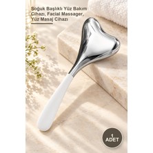 Yenilig 1 Adet Soğutma Başlıklı Yüz Masaj Aleti – Soğuk Başlıklı Yüz Bakım Cihazı, Facial Massager, Yüz Masaj Cihazı