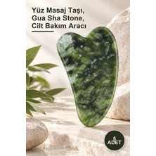 Yenilig 5 Adet Doğal Gua Sha Taşı – Yüz Masaj Taşı, Gua Sha Stone, Cilt Bakım Aracı
