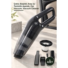 Yenilig 5 Adet 5 Başlıklı Araç Süpürgesi – Çoklu Başlıklı Araç Içi Temizlik Aparatı, Car Vacuum, Vacuum Cleaner