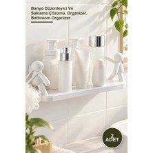 Yenilig 2 Adet Şekilli Banyo Organizeri – Banyo Düzenleyici ve Saklama Çözümü, Organizer, Bathroom Organizer