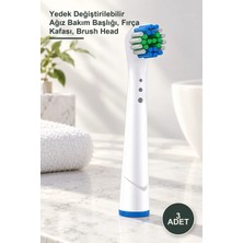 Yenilig 3 Adet Diş Fırçası Başlığı – Yedek Değiştirilebilir Ağız Bakım Başlığı, Fırça Kafası, Brush Head