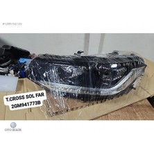 Tyc Volkswagen T - Cross Ön Far Elektrikli Motorlu LED Sol (2019 Yılında Çıkan Kasa) (Oem No: 2GM941773B)