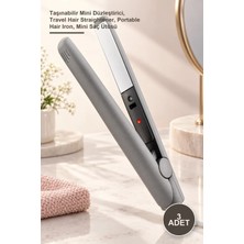 Yenilig 3 Adet Seyahat Tipi Saç Düzleştirici – Taşınabilir Mini Düzleştirici, Travel Hair Straightener, Portable Hair Iron, Mini Saç Ütüsü