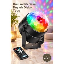 Yenilig 1 Adet Kumandalı Sese Duyarlı Disko Topu