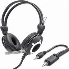 Vorex Mikrofonlu Kulak Üstü Kulaklık | 40mm Sürücü | 3.5mm Jack | Kablolu Stereo Headset