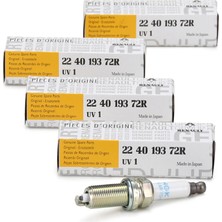 Mert Otomotiv Megane 4 1.6 16V Benzinli 4'lü Buji Takımı 224019372R