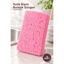 Yenilig 10 Adet Suda Şişen Bulaşık Süngeri