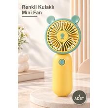 Yenilig 1 Adet Renkli Kulaklı Mini Fan