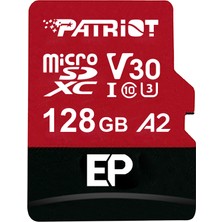 Patriot Ep Series 128GB Microsdxc V30 A2 U3 Uhs-I Class 10 Hafıza Kartı PEF128GEP32MCX