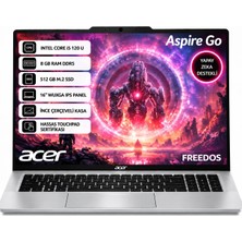 ACER ASPIRE GO INTEL CORE I5 120U   8GB 512SSD 16'' FREEDOS NX.JT2EY.001
