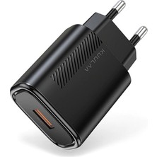Kuulaa USB QC3.0 18W Hızlı Şarj Cihazı Şarj Aleti AL-33402,Beyaz