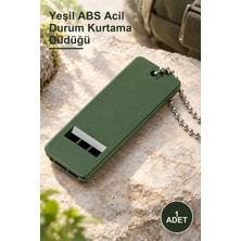 Yenilig 1 Adet Yeşil Abs Acil Durum Kurtama Düdüğü