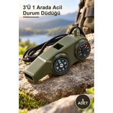 Yenilig 5 Adet 3'ü 1 Arada Acil Durum Düdüğü