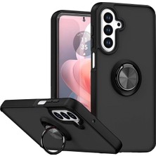 Umut Tekno Uryport Samsung Galaxy A27 5g Montreal Yüzüklü Silikon Kapak - Siyah