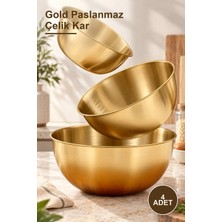 Yenilig 4 Adet Gold Paslanmaz Çelik Kar