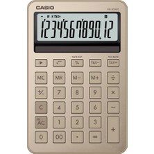 Casio MS-200DQ-GD-W-DP Hesap Makinesi Desktop