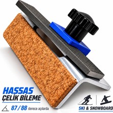 Multiwax Açılı Kayak ve Snowboard Çelik Bileme Aparatı V2
