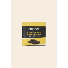 Aroha %100 Kakao, Şekersiz Bitter Çikolata 5'li Paket (40 G x 5 Adet)