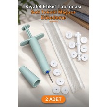 Yenilig 2 Adet Kıyafet Etiket Tabancası Seti Tekstil Mağaza Etiketleme